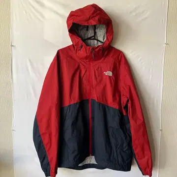 THE NORTH FACE 마운틴 후드티 레드/블랙 XL