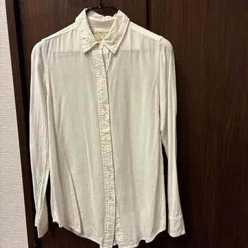 goa 화이트 긴팔 카슈쿨 셔츠