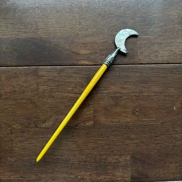 H.P FRANCE 메탈 포인트 실버 헤어콤 달 아쉬페