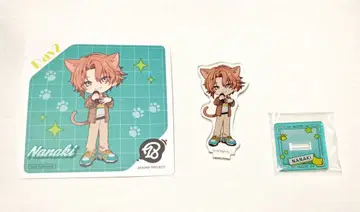18trip 마네키네코 콜라보 사사메 나나키 미니 아크릴 스탠드+코스터