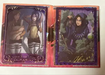 진격의 거인 케이스 포함 프로마이드 한지 2장 세트