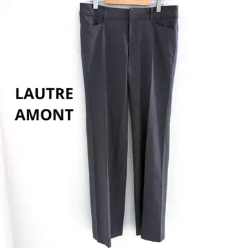 LAUTREAMONT 38F 울 일본제 슬랙스 팬츠 그레이 L