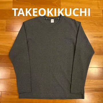 TAKEOKIKUCHI 다케오 키쿠치 긴팔 티셔츠 롱T V넥
