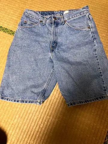 데님 숏팬츠 라이트 블루