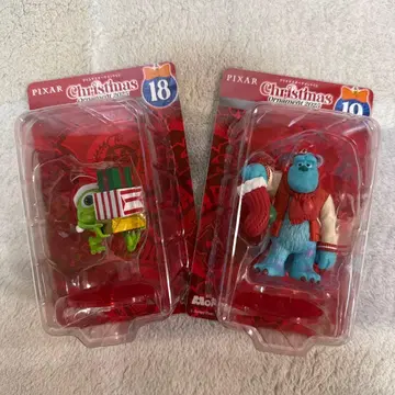 디즈니 크리스마스 오너먼트 복권 마이크 & 샐리 세트