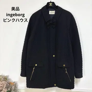 새상품급 ingeborg 잉게보그 핑크하우스 퀼팅 자켓