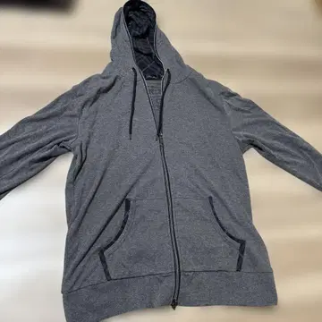 Miss Ben 그레이 후드티 더블 지퍼