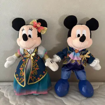 [택 포함] 판타지 스프링스 미키 미니 인형 배지