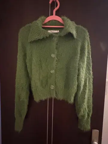 MOUSSY 상의 니트 그린 프리 사이즈