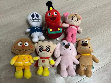 호빵맨 봉제 인형 7체 세트