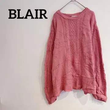 선착순 BLAIR [ Free size ] 케이블 니트 핑크 긴팔