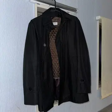 오리히카 블랙 스텐카라 코트 라이너 탈부착 가능