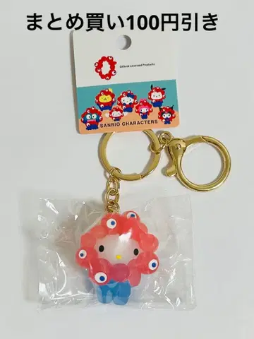 간사이 만박 산리오 미야쿠미야쿠 변신 키링 헬로키티 클리어