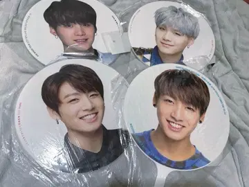 BTS 부채 CD 잡지 종합 세트 정국 윤기