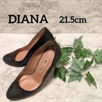 [ 새상품급 ] 다이애나 캐비아 펌프스 핑힐 21.5 글리터