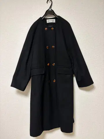 CHILD WOMAN 블랙 롱 코트