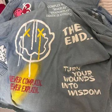 BAYCREST 데님 자켓 그래픽