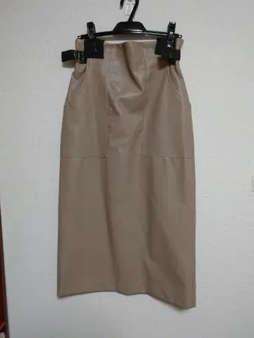 RISLEY 인조 가죽 스커트