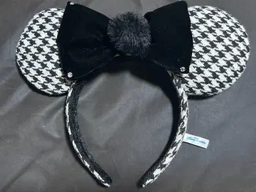 디즈니 머리띠 하운드투스 체크 패턴