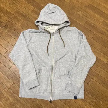 그레이 집업 후드티