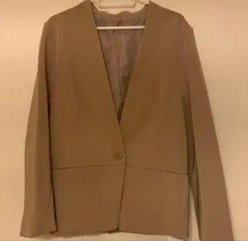 URS 노카라 자켓 베이지