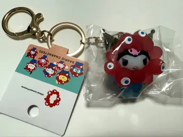 산리오 클리어 컬러 키링 쿠로미