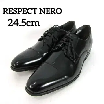 리스펙트네로 가죽 신발 3E 발볼 넓은 비즈니스 슈즈 포멀 24.5cm
