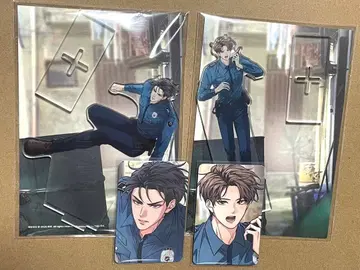 해빙 곡선 아크릴 스탠드 트레이딩 카드