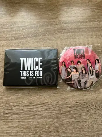 TWICE THIS IS FOR 업그레이드 캔뱃지 트레이딩 카드