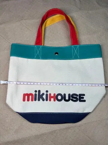 MIKIHOUSE 미키하우스 멀티 컬러 버킷형 토트백
