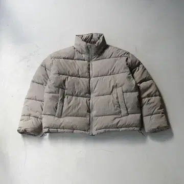다운 자켓 카키 모자 꽁지 스토어 s