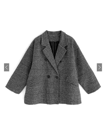 GRL 글렌체크 트위드 자켓