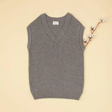 뷰티풀피플 니트 베스트 그레이 36