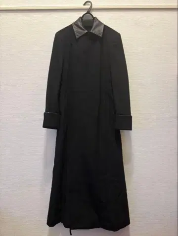 JEAN PAUL GAULTIER 가죽 칼라 코트