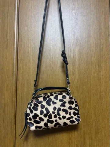 GIANNI CHIARINI 레오파드 무늬 숄더백 송치 S