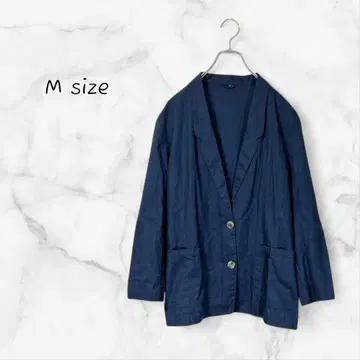 여성용 자켓 코튼 M 사이즈 네이비 봄 코디 무료배송