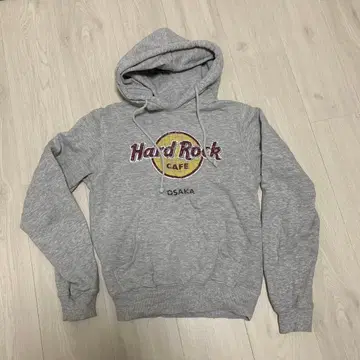 하드 록 카페 그레이 후드티 오사카 여성용 S
