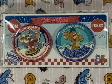 [ 요코하마 한정판 ] 톰과 제리 캔뱃지 세트