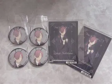 요호 x 복숭아 SS 나츠메 잔게 여름 캔뱃지 엽서