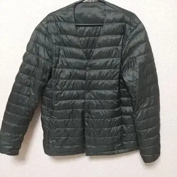 유니클로 울트라 라이트 다운 올리브 L