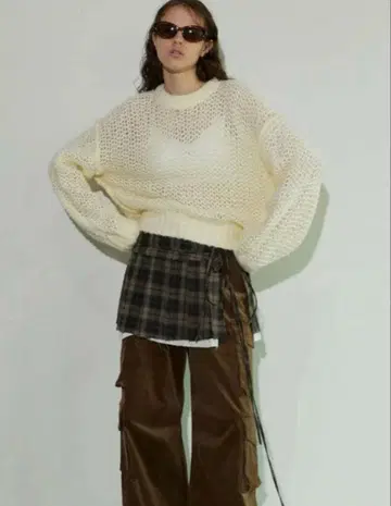 maisonspecial 플리츠 랩 미니 스커트