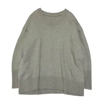 Plage 포근한 Fur 볼륨 소매 풀오버 니트 부드러운 가을/겨울