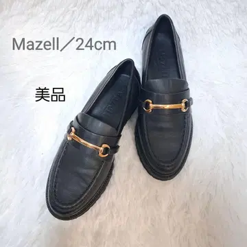 Mazell 트랙 밑창 비트 로퍼 24cm