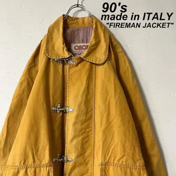 이탈리아제 구제 의류 90's 파이어맨 자켓 커버
