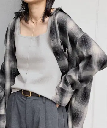 JOURNAL STANDARD 레이온 체크 셔츠