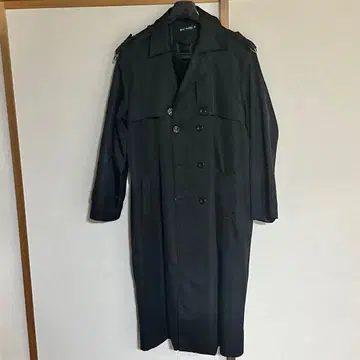 롱 코트 남성용 빅 사이즈 8XL 블랙 더블 트렌치코트