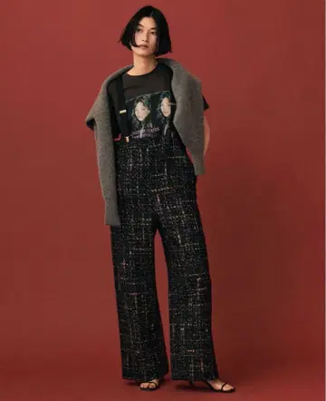 캘런솔로지 에비스점 한정판! 컬러 네프 트위드 팬츠