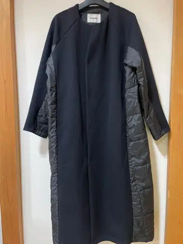 zucca 블랙 롱 코트