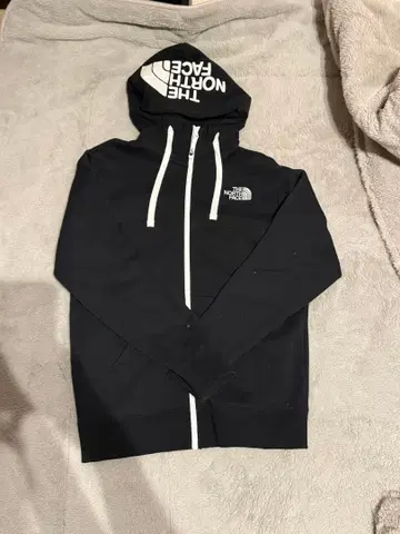 THE NORTH FACE 후드 부착 후드티 블랙