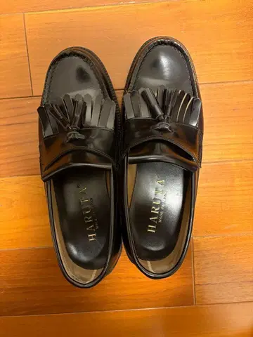 HARUTA 로퍼 블랙 25cm